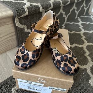 CHRISTIAN LOUBOUTIN KIDS
Melodie printed satin ballet flats